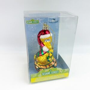Kurt Adler Polonaise 5” Big Bird Blown Glass Ornament Sesame Street 2007 Box